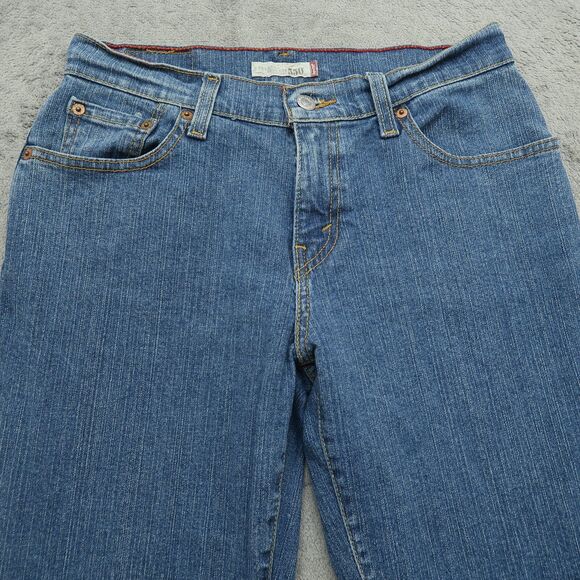 Levi's 550 Jeans Women's Size 8M Blue Mid-Rise Relaxed Bootcut 28.5" Inseam - Picture 13 of 16